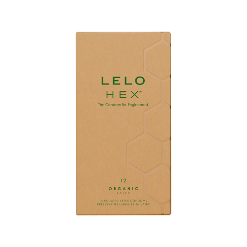 Презервативи LELO HEX Condoms Organic 3 Pack, тонкі та суперміцні 
