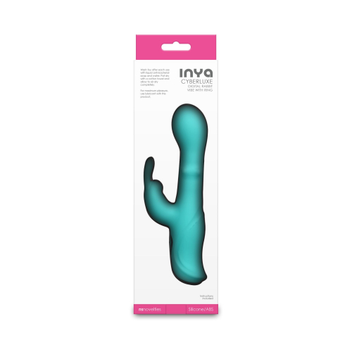 На фото вібратор-кролик NS Novelties INYA - Cyberluxe - Aqua