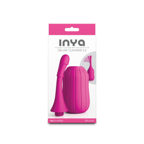 На фото спринцовка NS Novelties INYA - Deluxe Cleanser 2.0 - Pink