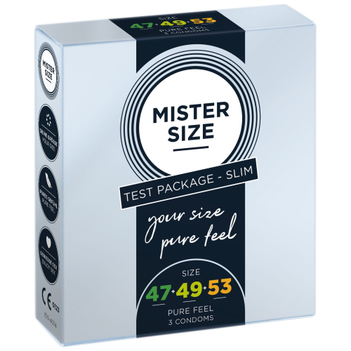 Набор презервативов Mister Size Testbox 47-49-53 (3 pcs)