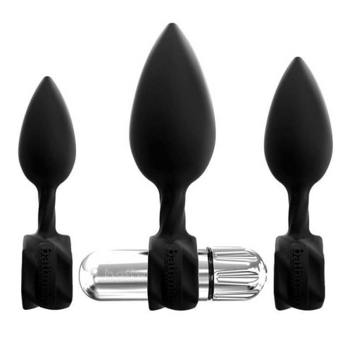 Bathmate Anal Training Plugs VIBE - Набор анальных вибропробок