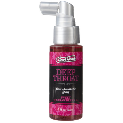 Doc Johnson GoodHead DeepThroat Spray - Sweet Strawberry 59 мл - Спрей для мінета