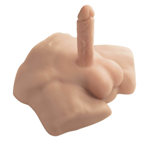 SilexD Apollo S Male Torso - Напівторс для жінок з фалоімітатором на присосці