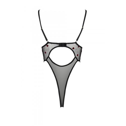 LOVELIA BODY black XXL/XXXL — Еро-боді з малюнком (Чорне)