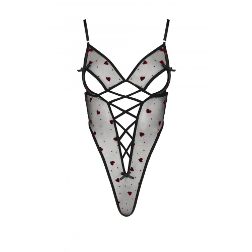 LOVELIA BODY black XXL/XXXL — Еро-боді з малюнком (Чорне)