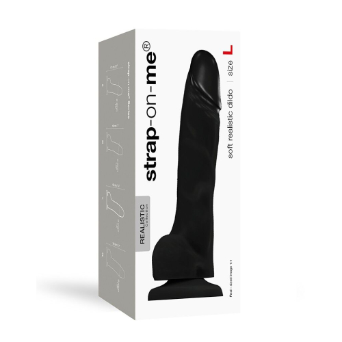 Реалистичный фаллоимитатор Strap-On-Me Black