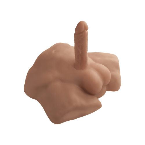 SilexD Apollo S Male Torso Caramel - Напівторс для жінок з фалоімітатором