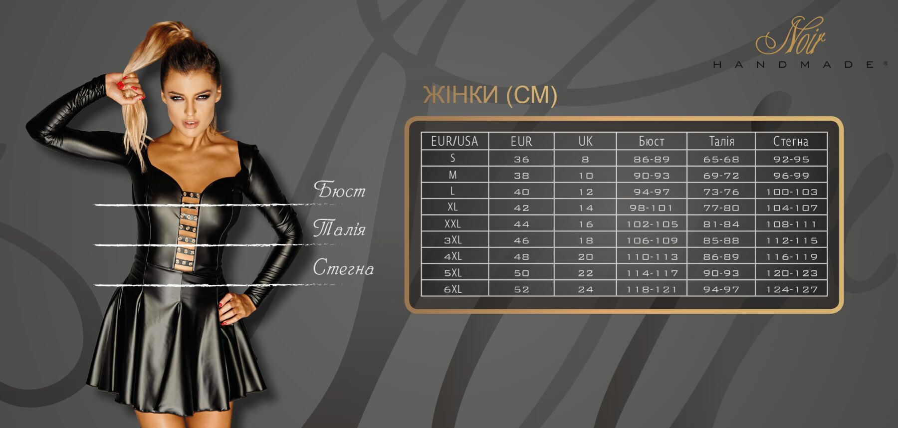 Сукня Noir Handmade F187 PVC mini dress - XL