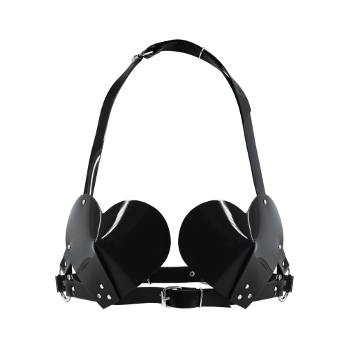 Feral Feelings Hearts Bra Black - Лиф Сердце
