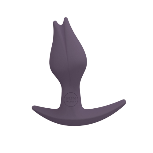 Fun Factory BOOTIE FEM - Фиолетовая анальная пробка полураскрытый бутон
