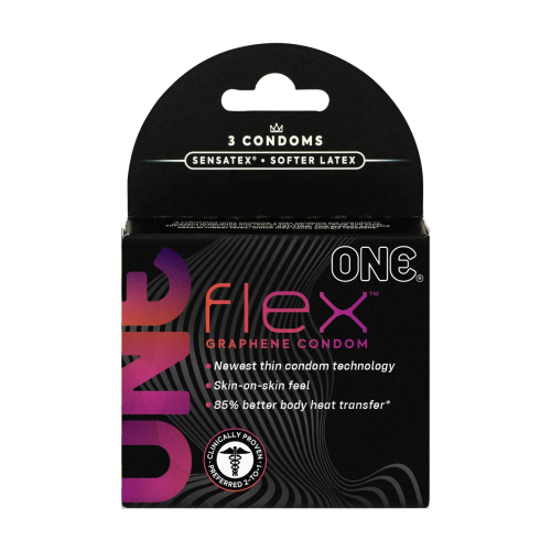Презервативи ONE Flex Graphene Condom 3 шт