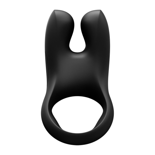 На фото эрекционное виброкольцо с двойной стимуляцией клитора Fun Factory NŌS CLASSIC Black, 2 мотора