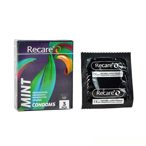 Презервативи Holographic Recare Ultra Thin Mint 