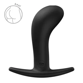 На фото анальна пробка Fun Factory BOOTIE L Black, діаметр 3,8 см, тонкий обмежувач
