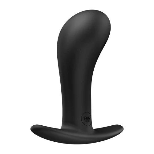 На фото анальна пробка Fun Factory BOOTIE L Black, діаметр 3,8 см, тонкий обмежувач