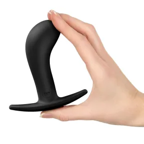 На фото анальна пробка Fun Factory BOOTIE L Black, діаметр 3,8 см, тонкий обмежувач