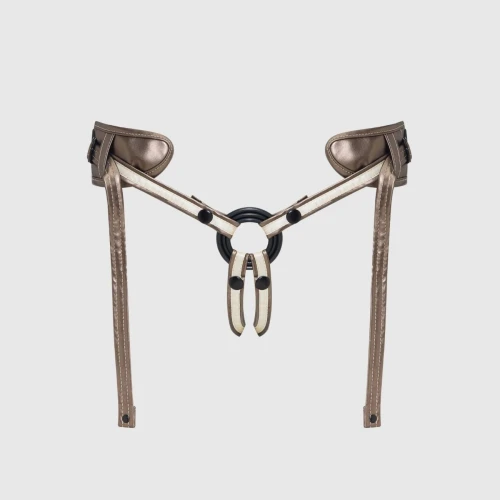 На фото трусы для страпона Strap-On-Me Leatherette HARNESS DESIROUS - NEW DESIGN