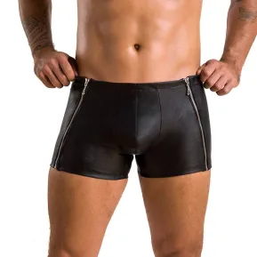 Мужские кожаные боксеры L/XL Black