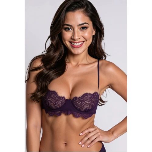 На фото комплект Passion TIVOLEA SET violet XL