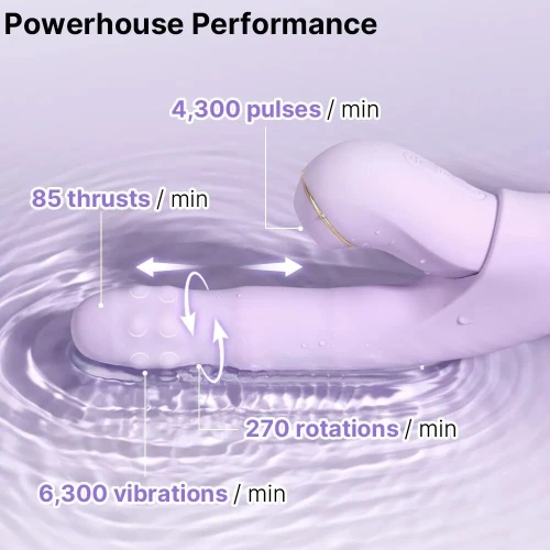 На фото смарт-вибратор 5в1 Svakom DuoGlow, пульсивный вибратор с бусинами и пульсивный стимулятор