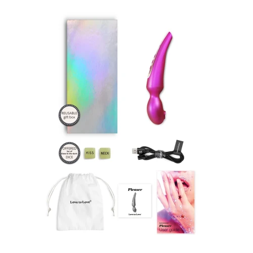 На фото вибромассажёр Love To Love Pleaser Iridescent Night