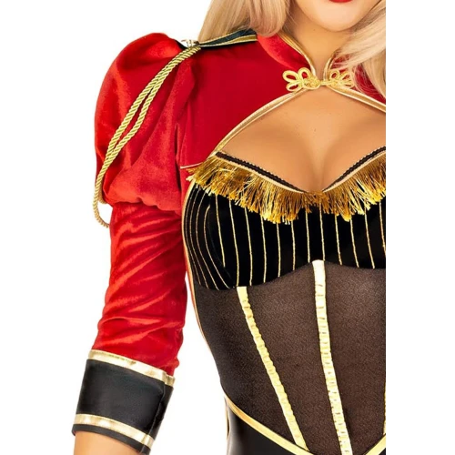 На фото костюм циркачки Leg Avenue Circus Ringmaster Diva Catsuit L