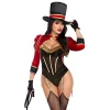 Костюм циркачки Leg Avenue Ravishing Ringmaster Bodysuit M 