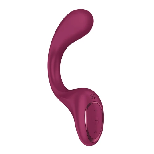 На фото вагинально-клиторальный вибратор Satisfyer G for Goddess 2 Wine Red, 2 мотора