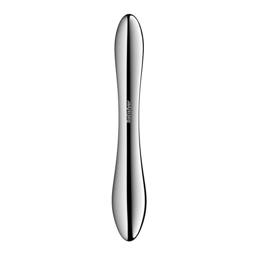 На фото металлический дилдо Satisfyer Pure Gravity 1