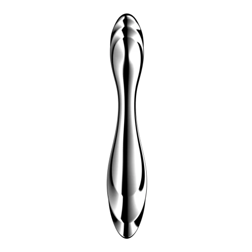 На фото металлический дилдо Satisfyer Pure Gravity 2