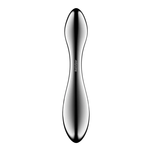 На фото металлический дилдо Satisfyer Pure Gravity 3