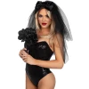 Фата невесты Leg Avenue Tiered bridal veil O/S Black