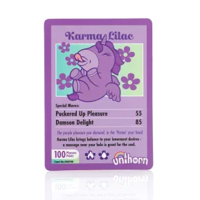 На фото фіолетовий вібратор-єдиноріжка Unihorn – Karma Lilac, з пульсацією 