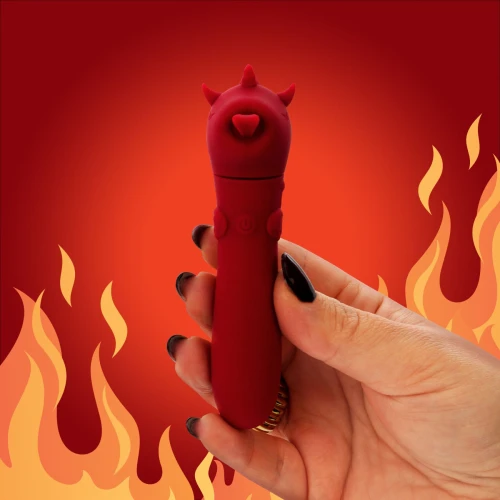 На фото вибратор-единорожка Unihorn USB Bullet – Blaze Diablo виброшар, USB-зарядка, 10 режимов