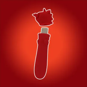 На фото вибратор-единорожка Unihorn USB Bullet – Blaze Diablo виброшар, USB-зарядка, 10 режимов
