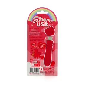 На фото вибратор-единорожка Unihorn USB Bullet – Cupid's Beau, виброшар, USB-зарядка, 10 режимов