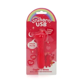 На фото вибратор-единорожка Unihorn USB Bullet – Cupid's Beau, виброшар, USB-зарядка, 10 режимов