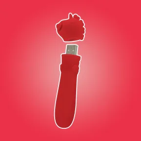 На фото вибратор-единорожка Unihorn USB Bullet – Cupid's Beau, виброшар, USB-зарядка, 10 режимов