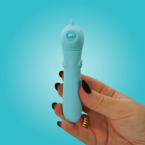 На фото вібратор-єдиноріжка Unihorn USB Bullet – Mount'n Peak, віброкуля, USB-зарядка, 10 режимів 