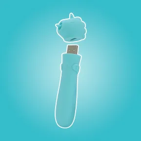 На фото вибратор-единорожка Unihorn USB Bullet – Mount'n Peak, виброшар, USB-зарядка, 10 режимов