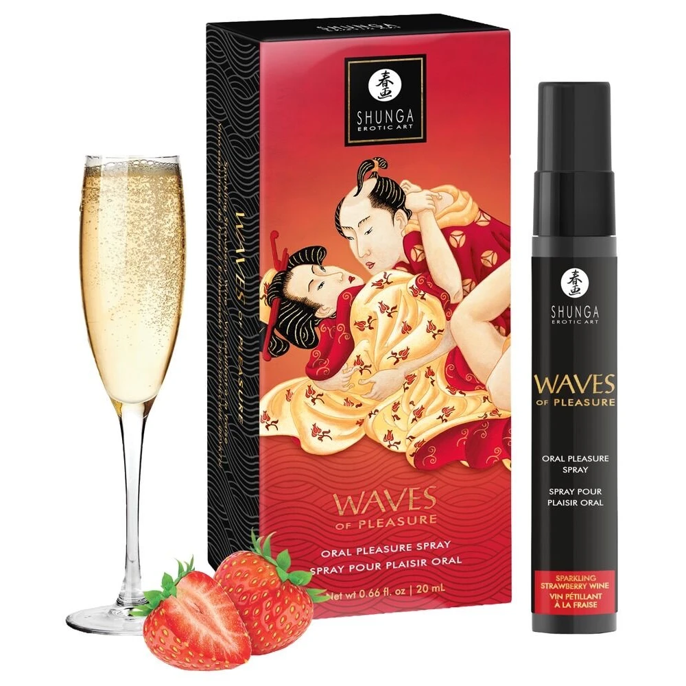 Спрей Shunga Waves of Pleasure Strawberry Wine