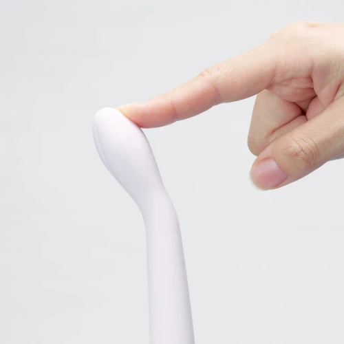 На фото тонкий вибратор для точки G IROHA koharu SUIREN, плавная регулировка интенсивности, от батарейки