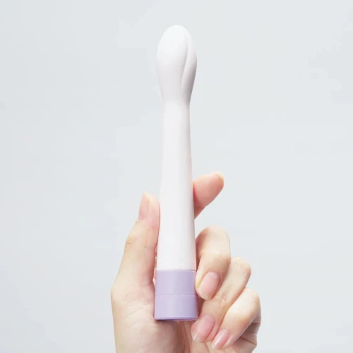 На фото тонкий вибратор для точки G IROHA koharu SUIREN, плавная регулировка интенсивности, от батарейки