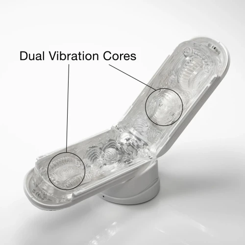 На фото мастурбатор Tenga Flip Zero Gravity Electronic Vibration White