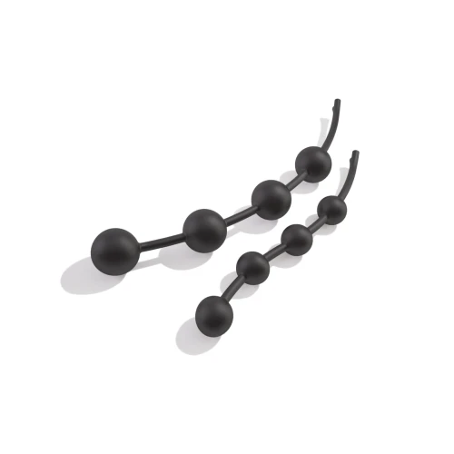 На фото анальные шарики Mystim Booty Garland L для электростимулятора