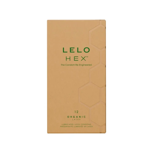 На фото изображении презервативы LELO HEX Condoms Organic 3 Pack, тонкие и 