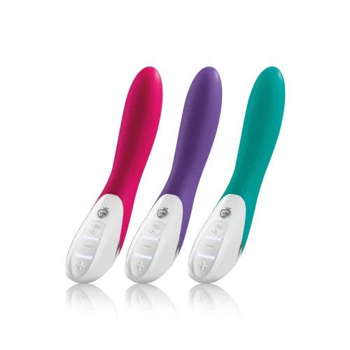 На фото розовый вибратор Mystim Elegant Eric Pink