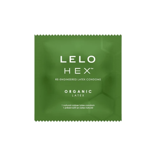 На фото презервативы LELO HEX Condoms Organic 12 Pack, тонкие и суперпрочн