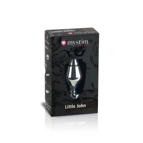 На фото металева анальна пробка Mystim Little John для електростимулятора, діаметр 4см 