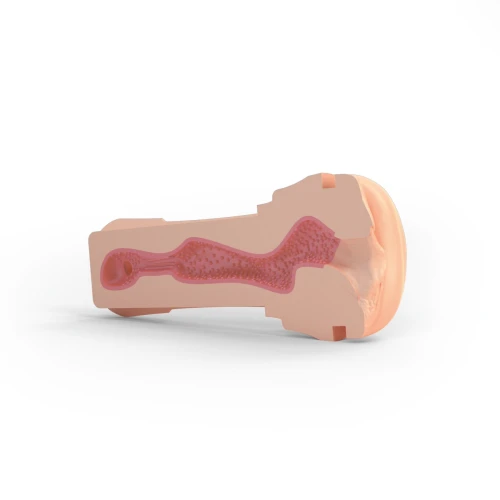 На фото рукав-вагіна для мастурбатора Mystim O(h) PUSH ME Vagina 